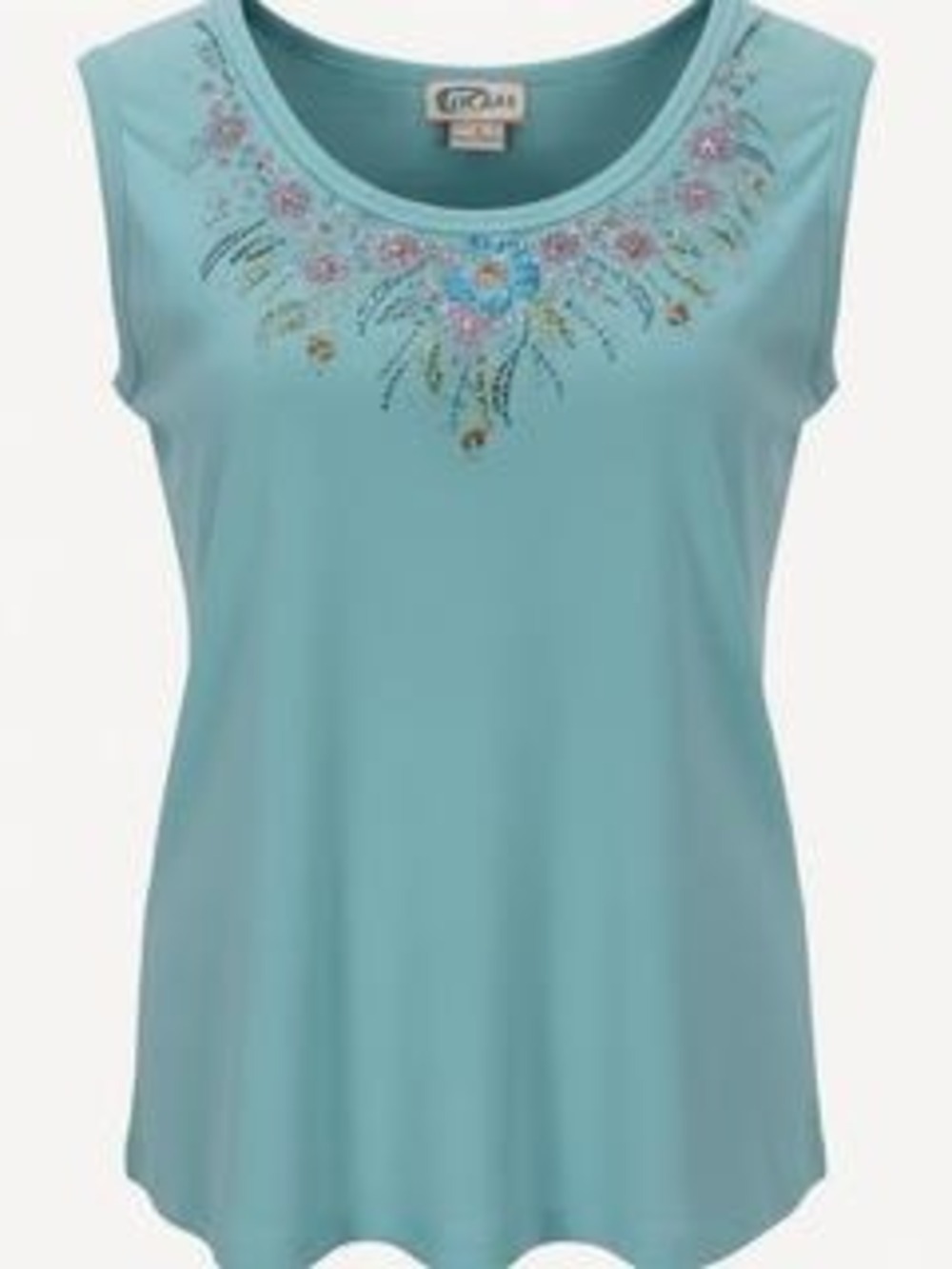 Las Olas Women's Embellished Sleeveless Top L